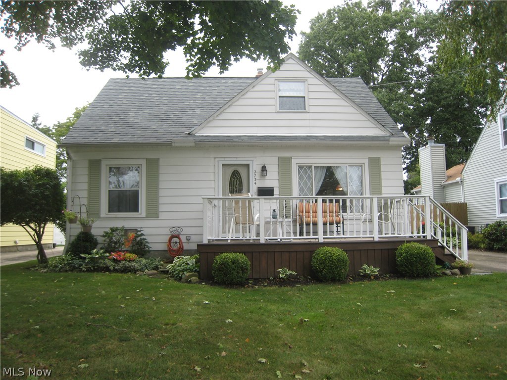 This Cape in the Falls is very well kept. A nice front porch deck with room for furniture, such a great space. A bright and cheery sun room in back great for relaxing. So many upgrades on this house. New windows and a new fence in 1999, New roof and gutters on the house 2000. New Garage roof 2012. Furnace and air new in 2003. Electric was updated in 2003. New carpet upstairs 2013. New ceiling in basement and new garage door in 2014. The list goes on and on. There is a full basement with extra storage and potential to finish. The lot is private and well manicured. There is also a patio for entertaining. Just add your personal touches.
