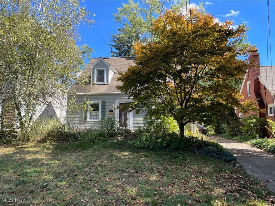 Upper Northside 3 Bedroom, 2 Bath updated Cape Cod.  Built in 1941 this 1426 SF property offers nice original architectural details with modern updates.  Hardwood floors, finished fireplaces in living room and partially finished basement.  Basement is nicely divided with laundry/utility area.  Upstairs features two very nice size bedrooms with dressing areas, closets and built in storage.  Home appears to have newer roof and vinyl siding.  Nice private lot features old growth trees and a detached 2 car garage with nice back yard area between house and garage.  Newer hot water boiler. Updated electrical. Portable AC units in upstairs bedrooms newer stainless steel fridge included.  Property taxes are homesteaded at $999.35 per annum.  Exceptional convenient location. Cameras in use. Call any licensed real estate agent to inquire about a showing.