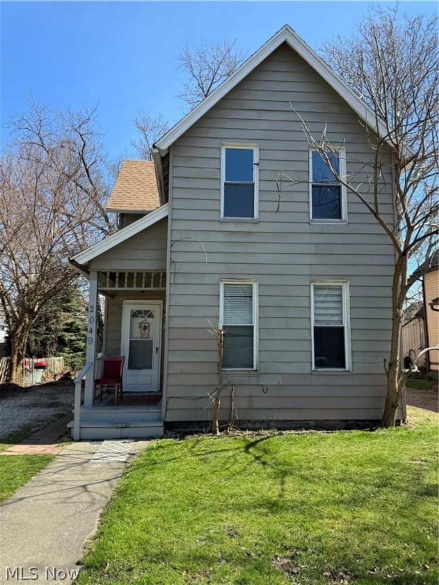 Multi- family duplex opportunity in West Cleveland. Off-street parking and oversized backyard. Spacious first floor unit is an occupied 4-bedroom 1.5 bathroom with owner provided refrigerator and stove. Half bathroom has been recently renovated and offers a bathroom with additional vanity space.  Private basement access is with additional storage space.  On the second floor is an updated 2-bedroom 1 bath with a unit washer-dryer hook ups and private side entry. Features new carpeting and new kitchen cabinets. Large closets and additional storage options. The bathroom has charming stained-glass windows and oversized claw foot tub. This is a great potential for an investment portfolio or to get started as a new investor!