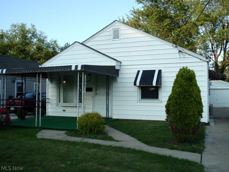 Homestead reduction of $503 has been added back into the tax figure.  Ranch home with updates  - kitchen, bathroom, vinyl siding and vinyl replacement windows that are double pane and tilt in for cleaning, furnace and central air.  1.5 car detached garage with attached storage shed.  Covered front porch plus patio in the back.  Pull down steps for attic storage that has blown insulation.  Nice home in good condition.