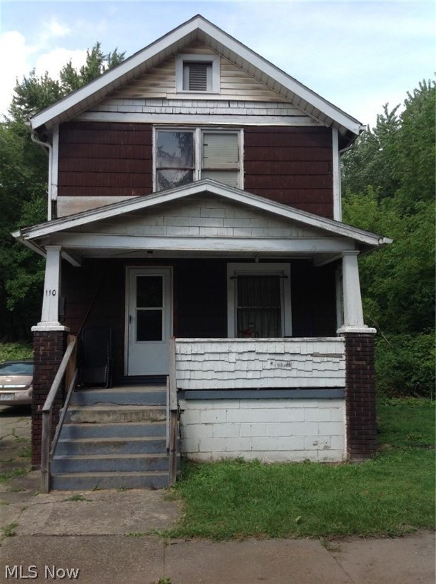 Two bedroom one full bath two story home situated on a dead end street. Furnace and hwt only one year old. Great investment property. Property is being sold as is.