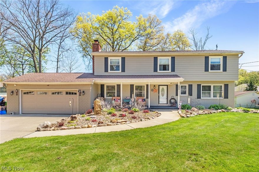 Welcome to 690 Deerwood in the highly sought-after Woodland Estates. This one-of-a-kind home is an entertainer's dream, offering endless fun both indoors and outdoors for everyone. If you're looking for the ultimate "fun house," this is it! Step outside to your private backyard oasis featuring a sparkling in-ground saltwater pool with a new vinyl liner, fountain, and even a bathing suit dryer. Enjoy outdoor cooking and dining on the patio, complete with a grill connected to outdoor gas, sink, and a raised garden bed with an irrigation system. Plus, a spacious 12x24 outbuilding with electricity provides additional storage or workspace. Inside, you'll be greeted by a welcoming foyer that leads to a grand, oversized dining room with a cozy woodburning fireplace, and a formal living room with newer carpet. The chef’s kitchen is a dream come true, featuring a massive center island, four ovens, a built-in coffee bar, and abundant cabinet space. The kitchen flows seamlessly into the bright and airy Four-Season Sunroom, which has sliding doors that open to the patio, and there's even a convenient first-floor laundry. But that’s just the beginning—head to the incredible 21x34 theater room, complete with a full theater system, and discover a secret door that opens to an interactive indoor rock-climbing wall. Upstairs, you’ll find a spacious hallway leading to three bedrooms with newer carpet and double closets, a beautifully remodeled full bath, and a 4th bedroom master suite featuring a walk-in closet, a luxurious en-suite with dual vanities, a tiled shower, and an electric fireplace for added comfort. The full basement offers plenty of storage space along with a hobby room that includes a sink. The two-car attached garage and expanded driveway with extra pad offers additional parking. This home truly has it all! Don’t miss the rare opportunity to make it yours.