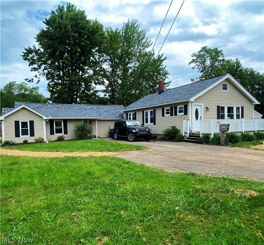Welcome to your dream home! This incredible 5-bedroom, 2.5-bathroom ranch sits majestically on double lots, offering unparalleled one-floor living. The expansive fenced yard, equipped with two convenient gates, ensures both security and ease of access. Recent upgrades showcase the meticulous care and pride poured into this residence: a new roof in 2022, a sturdy fence in 2022, a huge shed with skylights in 2023, and a spacious 16 x 22 concrete patio with a wrap-around path installed in 2021. 
Step inside to find an Open and bright living room with a stylish and charming fireplace to warm your winter gatherings. 
Enter into the Dining room full of natural charm and light, Two bedrooms and a Newly renovated Bath and a large galley kitchen, with updated counters with lots of light, flows into the Laundry area next to the 3rd bedroom with its own half bath to the right, step down to the Massive Great Room, featuring:  a beautiful Natural Wood Floor, a vaulted ceiling and brand-new sliders leading to the patio. The lawn has been meticulously reseeded, ensuring a vibrant, green space perfect for outdoor activities in the future, an ideal space for entertaining or relaxing. An additional Master Bedroom with Master Bath and a very large 5th Bedroom make this a home to remember! A state-of-the-art AC system was installed in 2021 and the peace of mind from the new sump pumps replaced in 2023, there is a 10 year warranty on the windows, a lifetime transferable warranty on the waterproofing in the Utility room, and a 3/1 warranty on the one bathroom. Situated in close proximity to Lake Erie, this home offers easy access to boat docks, fishing spots, and a myriad of water sports, making it a haven for outdoor enthusiasts. With every detail carefully maintained, this property promises a lifestyle of comfort, convenience, and Fun. Don't miss the opportunity to make this extraordinary house your forever home.