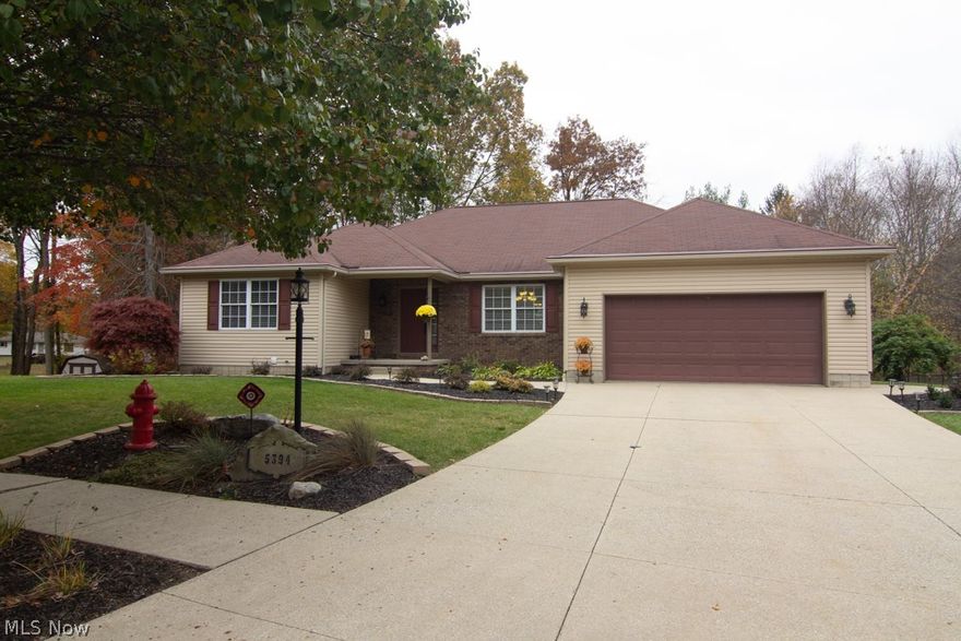 This very well cared for Ranch style home on a cul-de-sac in Timber Run boasts many updates and features 3,932 sq. ft. of living space including a large Great Room that is perfect for entertaining, 4 possibly 5 bedrooms, 3 full baths, 1 half bath, 1st floor laundry, formal dining room, and open kitchen with newer stainless steel appliances.  The home also features a fully finished walk-out basement with a large rec room, full bath, movie theater area, large bedroom, workout room/ additional bedroom, a large 2-tier composite deck, above ground pool, large patio, shed, 2 car attached garage and a fenced in rear yard.  Don't miss out on this Great Home!