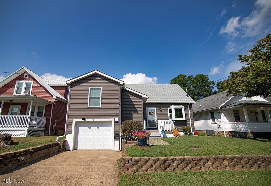 Beautifully updated 3 bed, 2 bath home offering 1,962 total finished ft². Gutted & remodeled to studs in 2017 & continually improved since, home is turn-key, blending style, comfort & functionality. Kitchen features like-new stainless steel appliances, refrigerator installed 2024, farmhouse sink, garbage disposal, glass backsplash, & tile flooring. Kitchen can lights with adjustable temperature settings add the perfect touch of ambiance. Both full bathrooms are beautifully done with tile flooring & modern finishes. Wall-to-wall carpet flooring flows throughout the home, tying each space together beautifully. 1,720 ft² upstairs & additional 242 ft² in partially finished basement. Home features gas heat, central A/C & two separate HVAC units, upstairs furnace new 2021, basement furnace new 2017 & both A/C units new 2021. Wireless Honeywell thermostats control upstairs & downstairs independently & can be adjusted from your device for convenience whether you’re home or away. Downstairs furnace includes 5” filter system, whole-home humidifier 2021, & two years’ worth of filters. You’ll also receive 20 1” filters for upstairs furnace, extra salt for water softener, & filter for whole-home humidifier, a reflection of the care & attention this home has received. Additional upgrades include a water softener 2018, hot water tank 2021, & custom blinds. Upstairs furnace has a water leak detector for added peace of mind. Includes newest model ADT security system with fire & carbon monoxide detection & 8 new smoke alarms interlinked throughout with 10-year lithium batteries. Outside, you’ll find unbeatable curb appeal with porches, fresh flower beds, & fully fenced back yard with 220” privacy fence. Motion lights illuminate entire backyard at night, ideal for pets or added security. Outbuilding offers additional storage. Bonuses include 60” TV in family room remaining with home & professional property survey completed in 2022. This property needs nothing, just move in & enjoy!