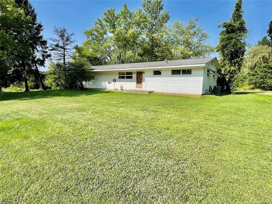 Ranch Home On 7.55 Acres - 40 X 48 Pole Building – Nice Country Setting – Pond - Portage County – Rootstown Twp – Rootstown Local Schools - Live Auction With Online Bidding Available On Real Estate Only. Family inherited property. ABSOLUTE AUCTION, all sells to the highest bidder on location. ONLINE BIDDING BEGINS TUESDAY, SEPTEMBER 26, 2023 – 12:00 PM and AUCTION LIVE ON-SITE BIDDING WILL BEGIN FRIDAY – SEPTEMBER 29, 2023 – 10:30 AM, REAL ESTATE SELLS AT 12:00 PM. Real Estate: Portage County parcel #320380000011000 & 320380000010000 features a nice ranch home situated on a beautiful 7.55-acre country setting. Mostly wooded lot with 40x48 pole building, small pond, and plenty of room to expand. The home was built in 1963 and has approx. 1,052 sq. ft. The main level has a kitchen with a dining area, a living room with a brick wood-burning fireplace and sliding doors to the backyard, three bedrooms (all with hardwood floors), a full bath, and an additional 1/2 bath off the kitchen. Full