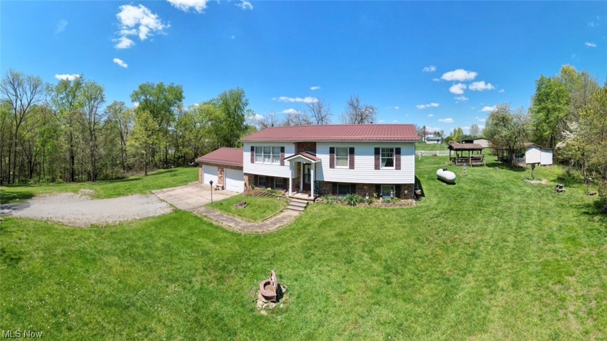ESTATE AUCTION - Beautiful Hideaway Home On 13 Acres - Secluded Off Road Wooded Setting – 1 Mile from Seneca Lake - 3 Bedroom – 2 Full Baths – 26'x40' Pole Building - Public Utilities – Ideal Home or Weekend Getaway - On-Site and Online Bidding Available. All sells to settle the Estate of “Jackie Lee Tipton Sr”, Guernsey County probate court case #22PE054691 on location. ONLINE BIDDING BEGINS TUESDAY, JUNE 6, 2023 – 12:00 PM and AUCTION LIVE ON-SITE BIDDING WILL BEGIN FRIDAY – JUNE 9, 2023 – 12:00 PM. Real Estate Features: Beautiful “Hill Top” property with scenic views situated on 12.930 acres. Nice, raised ranch-style home having approx. 1,132 SF living area on the main level plus, an additional finished walk-out basement. The main level has a living room, formal dining room, oak kitchen, full bath, and three bedrooms (one is a master bedroom with a private full bath). Full finished basement with two-car garage, laundry area, summer kitchen, family room, office, 200-amp elec. breaker
