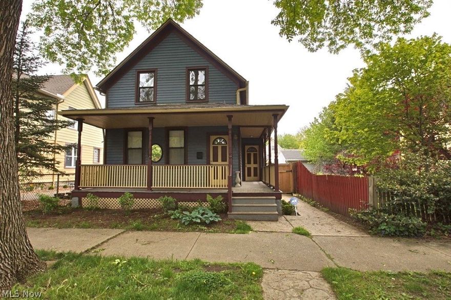 Your chance to own in Cleveland's most thriving community, Ohio City! Don't miss out on this old world colonial with today's updates! All new kitchen with granite counters, fresh white cabinets and stainless steel appliances. All new flooring throughout. Full, updated bathrooms on each floor. Owner's suite on the first floor with attached bath, skylight and private, back door for additional access to the home. Upstairs is a super chic lofted bedroom with additional sitting/lounge area, skylights and vaulted ceilings. Additional full bath with double closets and laundry conveniently located within the full bath. Spacious, fenced in backyard with large stone walkway leading to the oversized 2 car garage with extra storage space and keypad entry. Location, location! This home is walkable to everything downtown Cleveland has to offer! W 25th restaurants, pubs and shops, The West Side Market, Great Lakes Brewery and St. Ignatious. Minutes from The Warehouse District restaurants, Horseshoe C