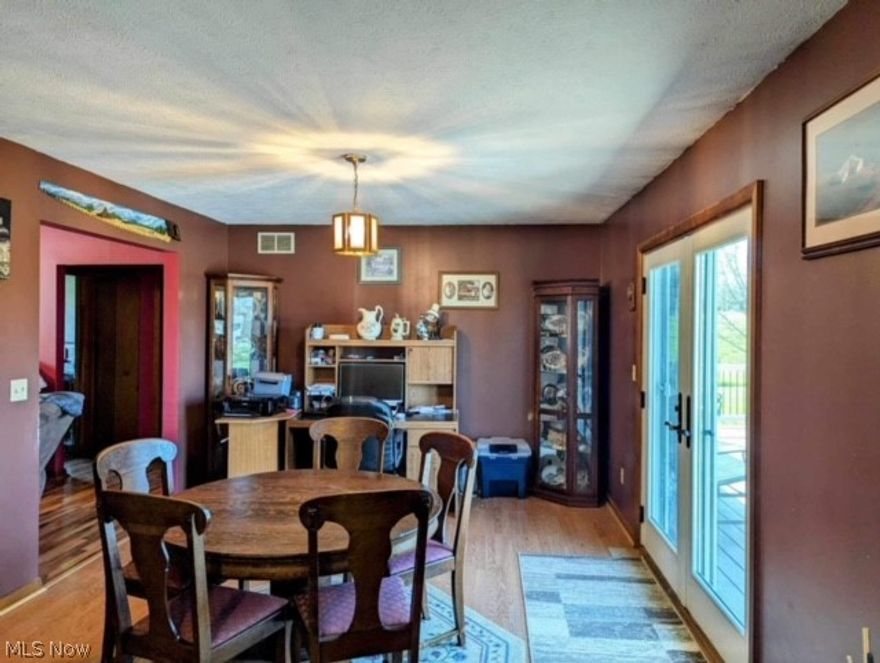 Great 3 BR ranch close to Mapleton schools. Large yard for entertaining. You will love the back deck, gazebo, pool and play gym. The over sized master BR suite is on one side of the country ranch with 2 BR's and full BA on the other side. The full basement is unfinished and is an open pallet to make your own. This is a great time to get settled as the school year is winding down.