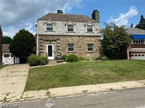 ARE YOU LOOKING FOR LOCATION, LOCATION, LOCATION ? THIS 2 STORY STONE HOME HAS IT ALL. 3 BEDROOMS(4TH POSSIBLY IN BASEMENT)
1.5 BATHS, 2 CAR DETACHED GARAGE, NEWER KITCHEN CABINETS AND FLOORING, REFINISHED HARDWOOD FLOORS IN LIVING ROOM AND DINING ROOM, 200 AMP ELECTRIC SERVICE, 2 AC UNITS AND 2 FURNACES, DOUBLE SHOWER ON SECOND FLOOR, 1/2 BATH ON FIRST FLOOR,BASEMENT HAS A NICE SIZE ROOM WITH SHIP LAP WALLS AND PAINTED FLOOR,, DOUBLE GATE INSTALLED FOR PRIVATE DRIVEWAY. CALL TO VIEW
SOME OF THE ROOM PICTURES HAVE FURNITURE FOR SOME IDEAS HOW TO ARRANGE ROOMS.