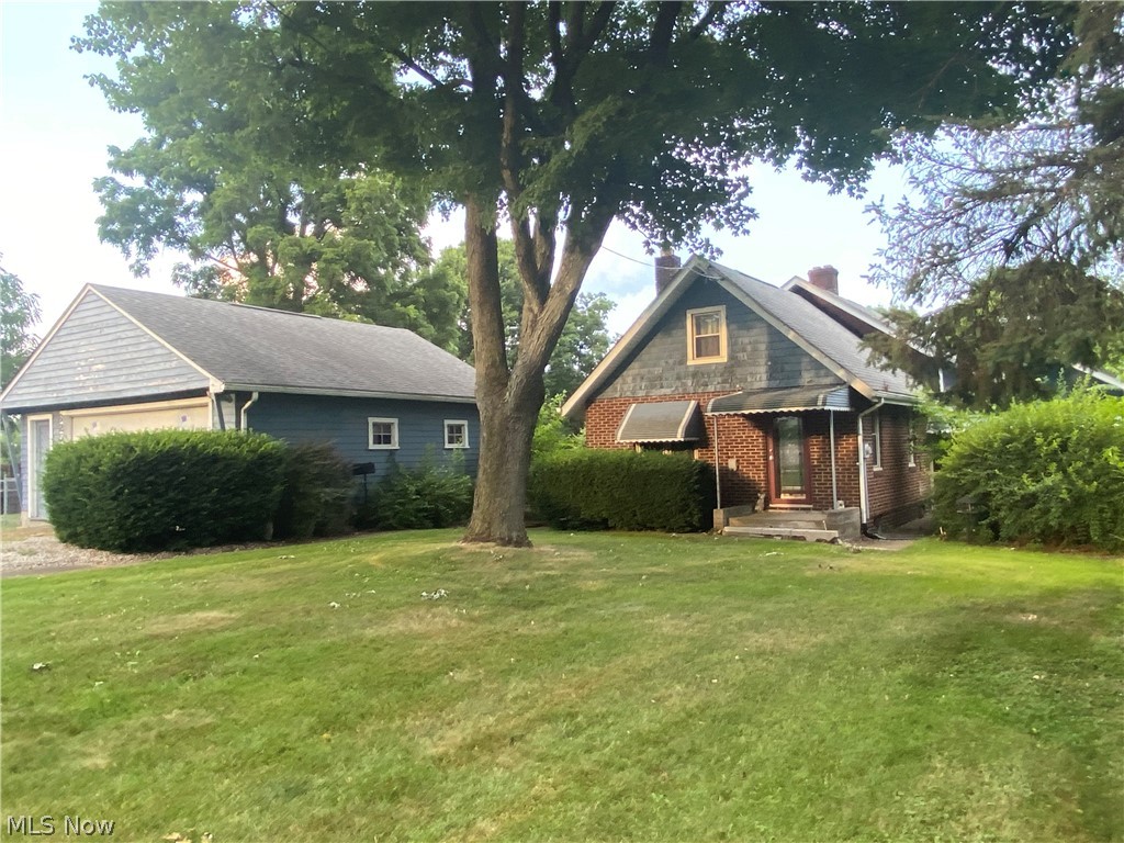 Cash buyers only. Nice dead end location. Home needs completely updated on the inside. Needs lots of drywall, flooring, plumbing, creative ideas. Total square footage is 1644 on public record, 3 bedrooms, 2 baths, 2 fireplaces, large fenced lot 75 x 165. Updated features include roofs, electrical box, vinyl windows except family room, Trane furnace, large fenced yard, large 2.5 car garage with wood siding needs both service doors replaced. Home mostly nice brick exterior and 3 beautiful entry doors. Upstairs bonus room 9 x 10 could make walk in closet, bonus room on first floor 6 x 12 is like a hallway area. (One bath area measures 11 x 8 upstairs, downstairs bath measures 9 x 5 to work with). First basement step is very deep and there's no handrail; please be cautious and kindly leave all basement lights on. Area of well-kept homes. Sold As Is Where Is