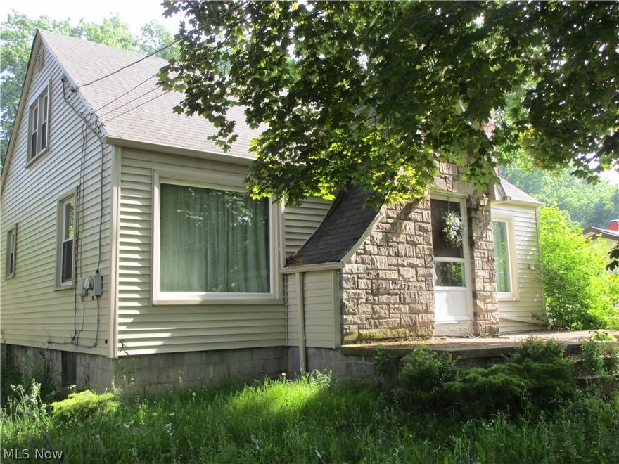 There are 2 -Properties; #1 is the house, with 3 bedrooms, LR/DR, Bath, Kitchen & Full Basement. #2-Small Apartment above the garage with separate furnace, HWT, Electric, 1 bedroom, Kitchen, LR & Bath.   This is an estate and the sale must be approved by probate court.  All contents will be removed by the purchasers.  As is.