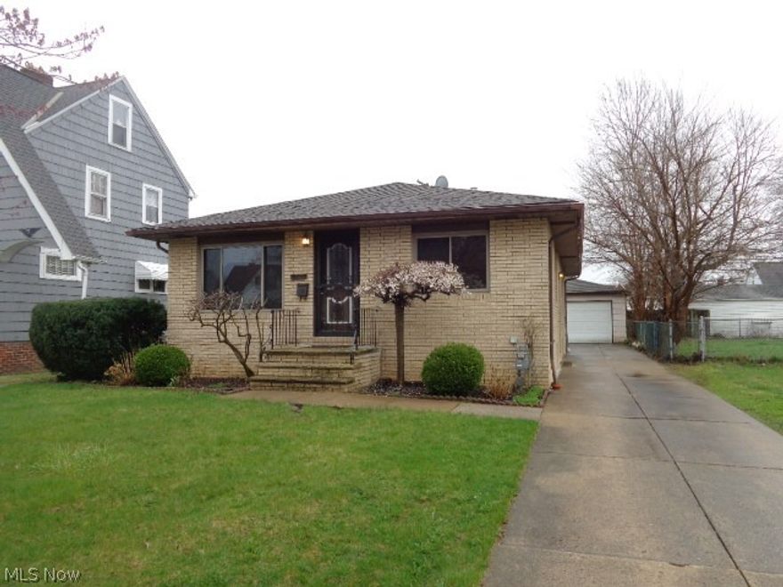 Solid One Owner Brick Ranch Built in 1979!! Oversized 484 Sq Ft Garage!! Replacement Windows 2019!! All Appliances Including Washer-Dryer Stay!! Half Bath Off Master!! Finished rec Room In Basement!! Glass Block Basement Windows!! Updated kitchen!! Full Bath In Basement Almost Complete!! Home being Sold AS IS-Priced To Sell!! Wont Last!!