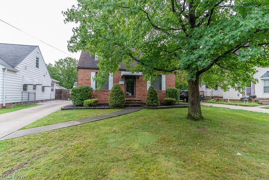 Welcome to this charming Cape Cod that is move in ready! Through the front door you are welcomed by a vaulted ceiling in the living room that makes the space feel open and bright. Continuing on to the kitchen you will find stainless steel appliances and tons of cabinet space. The first floor is rounded out with two bedrooms, a full bath and a side door entrance to the driveway. The second floor loft is fully carpeted and could make a great media room or even a third bedroom. The basement is partially finished with so much potential as a recreation room, playroom or office. There is a full bathroom, laundry room and plenty of storage space as well. The backyard is fully fenced with a detached two car garage and the perfect place to host a summer BBQ! Updates include: Central air in 2009, hot water tank in 2011, roof for house and garage in 2008, and furnace in 2009.