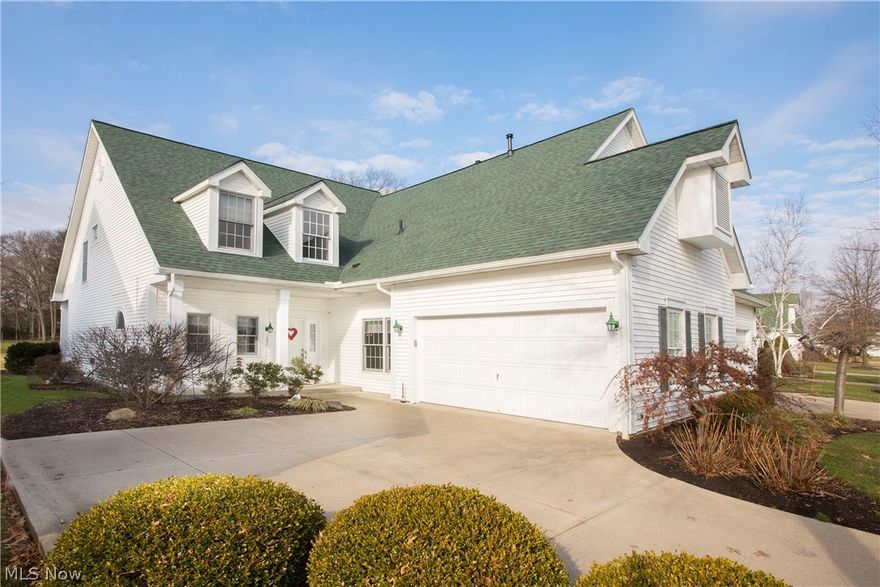 Welcome to your New Home!  This is the Oakmont Model, one of the larger homes located in desirable View Point. This home has been recently updated Fresh Painted walls, woodwork, new carpeting, new light fixtures, and more.  This is a beautiful, well maintained home. A Two Story Foyer, vaulted ceilings, and a dramatic staircase great you as you enter.  Open and airy with a wall of windows showcasing a panoramic view of the golf course.
Plenty of cupboards and counter space including a free standing pantry are features of this eat in Kitchen. Off the Kitchen is the laundry w/utility sink and 
door to the attached two car garage.   Spacious First Floor Master feature his and her closets, ( one a walk in) double sinks, soaking tub and separate shower. 
There is also a half bath off the foyer.  Second floor you will find two spacious bedrooms and full guest bath. Both bedrooms have generous closet space.
Covered Patio off the Living Room where you can relax and enjoy golf course views a