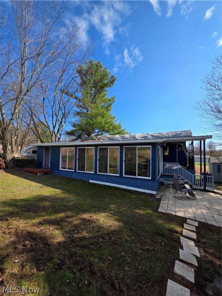 Only minutes from Seneca Lake, this property offers the perfect affordable getaway! This spacious vacation space comes partially furnished & features a 1998 Savannah RV with a huge 15x39 addition built in 2017. The large open addition leads to a Full Kitchen, 1 Bedroom, 2 Full BA, & Laundry. A/C units included and plenty of cabinet space for storage. The bonus 1984 Mallard offers additional space with LR, 2nd Kitchen, the 3rd Bath, & another Bedroom! The large yard offers plenty of space for entertaining and additional storage with 2 storage sheds! Call today for all the details!