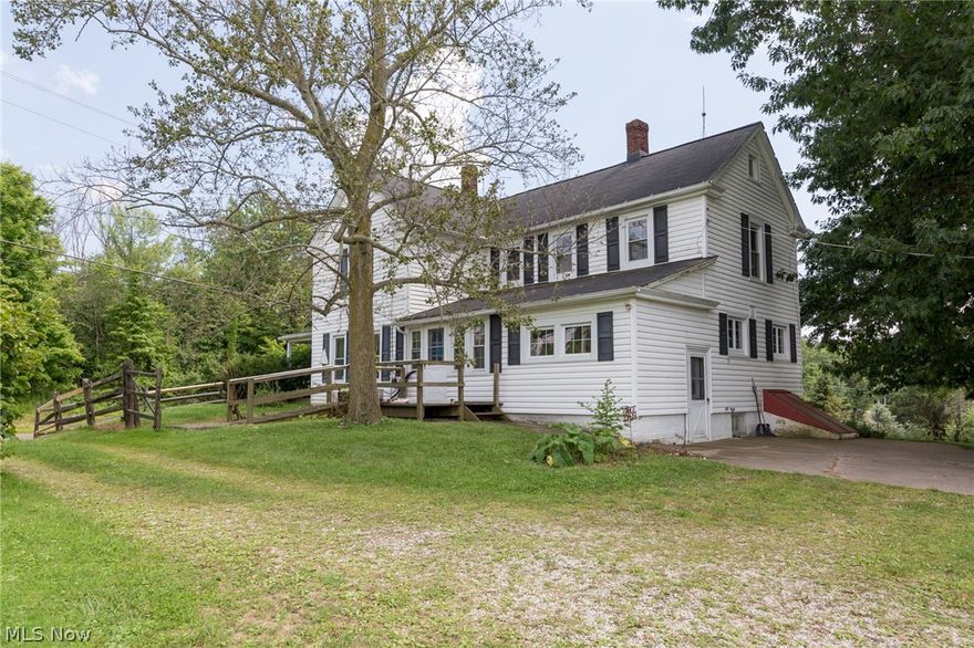 Great Opportunity On This 68 Acres Of Farm Land On Two Parcels with 58 tillable acres. Near Chippewa Lake and All Amenities Yet Tucked Away In the Country, This Generous Piece Of Land Is Perfect For A Country Oasis Or A Developer's Dream. Beautiful Farm House That Can Be Restored To Perfection. Nice Frontage, Natural Gas Rights Transfer With This Property. 2 Large Barn Buildings On Property. Currently Being Used As A Farm But No Leases Are In Place.