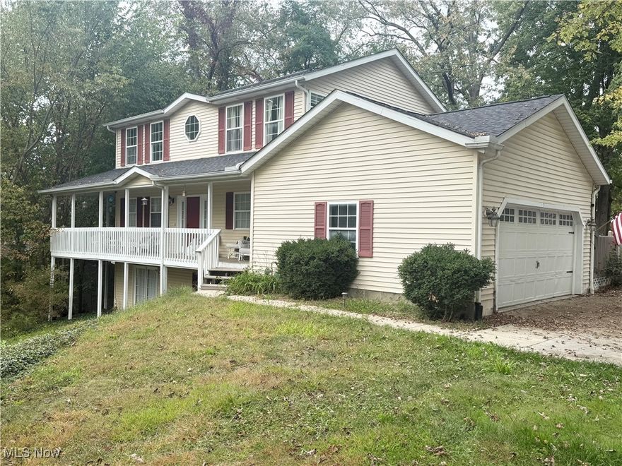 Lovers Lane offers an impressive 2,500+ square feet of living space, featuring a large kitchen, formal dining room, and a versatile basement living area with walkout access to the front yard. The home includes three bedrooms, two and a half baths, and is situated on 1.3 acres of land, ideal for outdoor activities. Storage is plentiful with both an attached heated two-car garage and a detached heated four-car garage. The fenced backyard boasts a unique treehouse. New roof and skylights and property is convenient location near Routes 14 and 5 makes commuting easy.