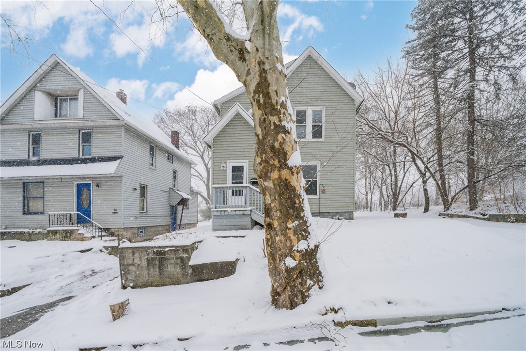 This Akron colonial is ready for it's next owner. This 4 bedroom 2 full bath home is ready for the next owner. It would make a great investment opportunity with a little TLC it would be a great home. The first floor features a large living room, diing room with original buillt in shelves, a bedroom and a nicely sized kitchen. Upstairs has 3 large bedrooms with 2 full baths.