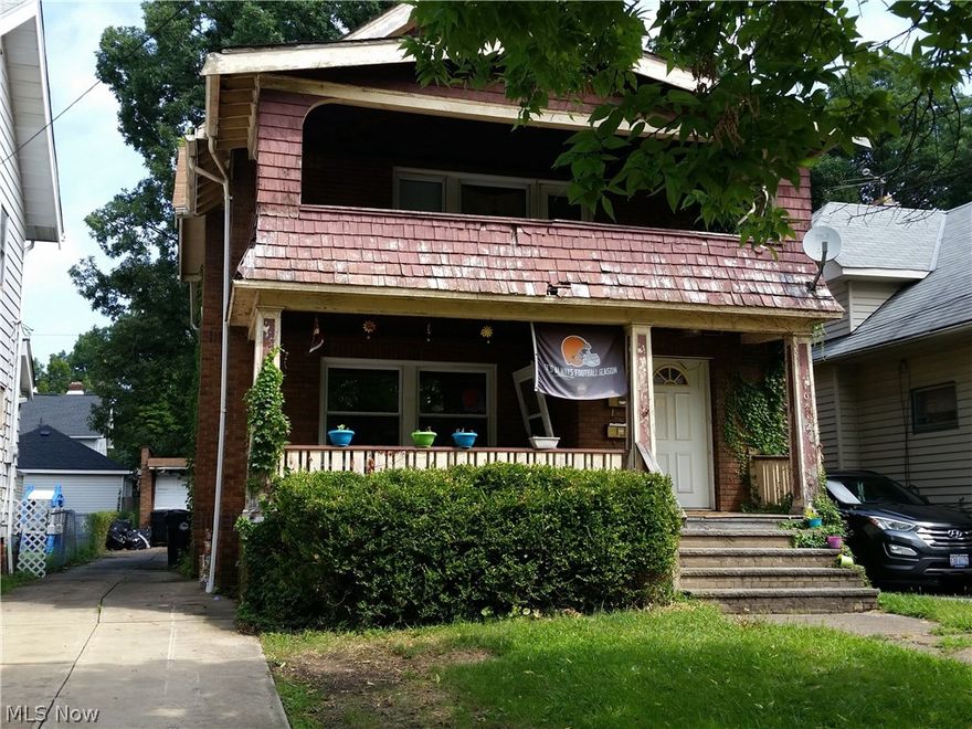 Awesome opportunity to own a three family unit on the west side of Cleveland. Located near shopping and a bus line. Tremendous rent potential or live in one unit and let the tenants pay your mortgage. Large rooms, hardwood floors and natural woodwork throughout. Third floor unit makes this property have even more appeal. Large front porches, new back porch, good sized backyard for that fall cookout. Being sold "AS-IS" buyer to assume any repairs required.