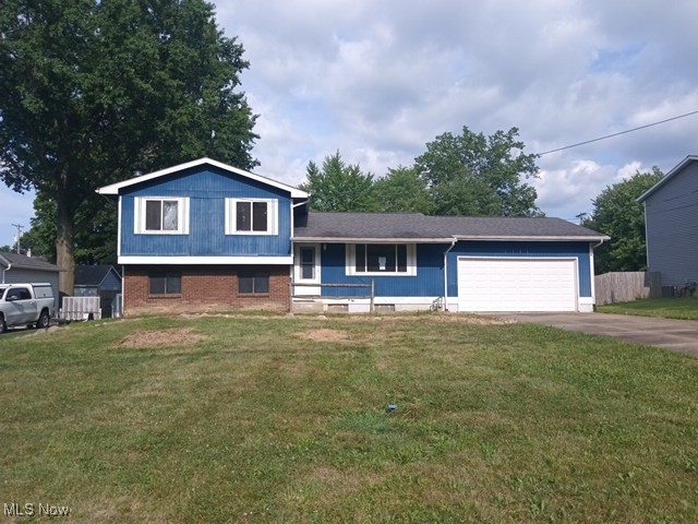 Spacious 4 Level Split built about 1972 w 1186 Sq. Ft., 3 bedroom, 1 Upper Level full Bath and 1 Lower Level 1/2 Bath, Kitchen, Dining Room, Enclosed Rear Porch, Family Room with Wood Burning Stove. High Efficiency Gas Forced Air Furnace w Central Air, Attached 2 car garage w Opener. The Seller is selling this property in “AS IS” condition. Seller nor its representatives make no representations or warranties regarding the property. Equal housing opportunity. UI Uninsurable per HUD Appraisal.