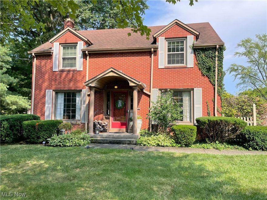 Welcome to 6147 Glenwood Ave! This charming home offers a perfect blend of comfort and style. Step into the spacious foyer with a coat closet, leading to a generously sized living room featuring hardwood floors, wood burning fireplace, and large windows that flood the space with natural light. The same hardwood floor, crown molding, and chair rail run thru the formal dining room. The updated kitchen offers wooden beams, LVT flooring, subway tile backsplash, Quartz countertops, breakfast bar,  stainless steel appliances (new in 2018), and a convenient panty around the corner, next to the half bath. On the 2nd floor are 3 nice sized bedrooms, an updated full bathroom, and a luandry chute. The partly finished basement has a custom-built bar and offers an additional living space and storage. Enjoy outdoor living on the covered back patio! The fenced yard provides privacy and includes a fire pit for cozy evenings. (p.s. check out the pig roasting pit) Don’t forget the 2 car garage! This move-in ready home is a must-see! Most windows have been replaced. Hot water tank replaced 2022.  And as an added bonus to buyer, seller is including a home warranty! Call to make this your new home today!