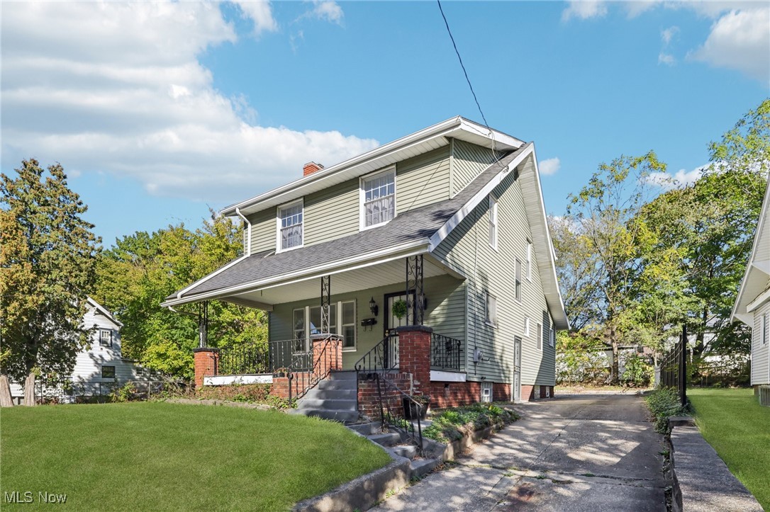 Welcome to 615 Noah Ave, Akron, Ohio. This charming three-bedroom, one-and-a-half-bathroom home boasts 1,418 square feet of above-ground living space, plus an additional 709 square feet finished below ground, totaling 2,127 square feet for you and your loved ones to enjoy. It's an ideal choice for those looking to start or expand their family, offering ample space for everyone. This property offers a large double lot ideal for outdoor activities and has been beautifully updated, creating a warm atmosphere. * Upon entering, you'll appreciate the abundance of natural light coming in through numerous windows. The house features two spacious living areas, one with a cozy fireplace. The kitchen is equipped with brand-new appliances, granite countertops, and ample cabinet space. An eat-in kitchen option is available for casual meals if you prefer not to have a formal dining area. A convenient half bathroom is located on the first floor. Upstairs, you will find three nice sized bedrooms, along with a full bathroom featuring a tiled shower. The finished basement provides the perfect place to create a rec room, large playroom, sports room, or whatever you envision. * Recent upgrades to this property include new plumbing where needed, all outlets replaced to GFI in the house for enhanced safety, additional electrical updated throughout too. New LED lighting throughout, granite countertops, and new carpeting and flooring. Plus newer windows, recently remodeled tiled shower, and brand new appliances. The owner will also be installing a brand-new air conditioning system at closing for the next homeowner! * Additionally, this prime location places you just a short distance from local favorites such as Acme Fresh Market, Swenson’s Drive-In, Ken Stewart’s Grille, Krispy Kreme, Planet Fitness, J.E. Good Park Golf Course, and the Akron Zoo. * If you are searching for your dream home, look no further! Contact us to schedule a viewing or submit your offer! * Agent Owned