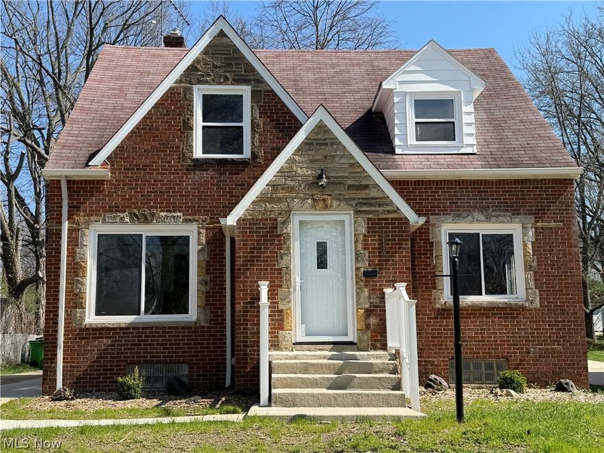 Great Brick Cape Cod style home in Euclid. Home has been completely remodeled. New light fixtures, ceiling fans, new appliances, new flooring throughout, bathroom fixtures, freshly painted and ready to move right into and call home. One of the first floor bedrooms has a separate reading room, additional storage or office space. This additional space could also be used as nursery. This four bedroom home gives you plenty of room to grow or just spread out. The full finished basement can be a great place to exercise, or set up your own gaming area. This space could also be used for an entertainment area when you have guests or just to relax. The home also has a two car detached garage with pleanty of additional room for storage. The back yard is nicely secluded for your own private evening grilling out and just relaxing from the days events. Please call for your private tour or have your realtor set up an appointment for you.