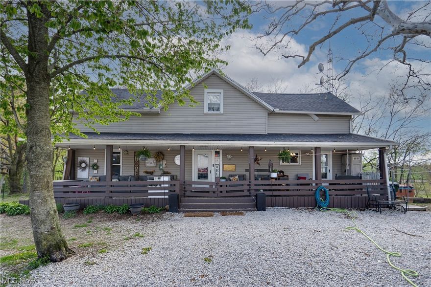 Experience the ultimate country living in this spacious 4-bedroom home nestled on over 4 acres in Marlington School District in Alliance, Ohio. This property is perfect for those who enjoy nature and peaceful living. With plenty of space for your family and guests, this home features four spacious bedrooms, perfect for your comfort and privacy. The open floor plan and spacious living room gives you so much room to spread out. The property also boasts outbuildings that provide ample storage space for your tools, equipment, or toys. The well, septic, and roof have all been recently replaced, ensuring worry-free living for years to come. In 2022, a brand new deck was installed, perfect for outdoor entertaining and relaxation. This property also comes equipped with a new water softener and well holding tank, making sure your water quality is always top-notch. The home is ready for you to move in and make it your own. Don't miss out on this opportunity and schedule your private showing toda