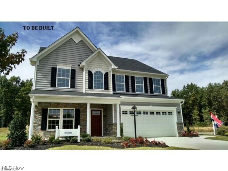This center hall colonial design Milan offers all you need for modern life. Walking into the foyer a generous family room with fireplace is straight ahead. The formal living room & dining room are to your left. Through the dinette the spacious kitchen features lots of counter space and upgrade Maple Espresso cabinets. Enjoy sipping coffee in your gorgeous Morning Room. A family entry from the 2 car garage is completed with a convenient powder room. Upstairs 3 bedrooms, a loft & 2 baths are standard along with a coveted 2nd floor laundry room. The owner’s suite is luxurious & features 2 huge walk-in closets with a double bowl vanity. There’s a lot more living space in the finished basement. Heisley Park is conveniently located near Route 2 and I-90 for an easy commute to downtown Cleveland. It’s also close to shopping, restaurants & daily needs and is a part of the highly rated Riverside School District.  A park and playground are also a part of this charming community. Each home carrie