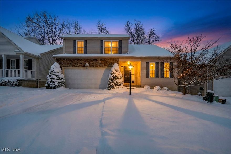 This home features a first-floor primary suite, spacious layout with private wooded backyard and is located in Laurel Glen community in Brunswick. The eat-in kitchen includes all appliances and is open to the dining area that flows into the family room with a gas fireplace and access to the back deck. The primary suite offers a walk-in closet, and an en-suite bath. A first floor laundry room and half bathroom is conveniently located near the attached 2-car garage. Two additional bedrooms, loft area and a full bath are located on the second floor. The lower level provides ample storage and lots of potential for future finishing. INCLUDED are ALL kitchen appliances, washer and dryer and window treatments. Residents of Laurel Glen enjoy access to a playground, pavilion, walking paths, and expansive common areas with ponds, and open green space. Great location with lots of restaurants, parks and many other local attractions.