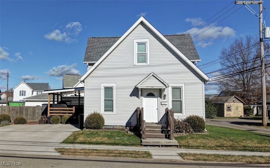 Welcome home to this clean and efficient home in Strasburg! Downstairs features a possible bedroom or office. As well as an open concept living room, dining room, kitchen, and full bathroom. Upstairs has two bedrooms and another full bathroom. Basement is unfinished with laundry area. Outside has an updated side porch overlooking the backyard. Detached garage. You don't want to miss this! Schedule your showing.