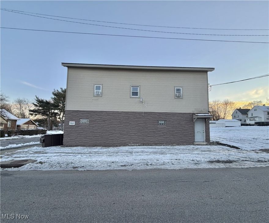 Well-maintained building currently used as a church, offering flexible space and a variety of permitted uses under RR-5.5 zoning. Roof replaced approximately 5 years ago. Main floor offers central air and updated bathrooms; upstairs features a bedroom, full bath, sound-proof streaming room, and window units that will remain. Kitchen includes a stove, refrigerator, and three-bay stainless steel sink. Security system stays.
Property provides 25 paved parking spaces plus two additional unpaved lots for overflow or future expansion. RR-5.5 zoning permits multiple uses, including single- or two-family dwelling, group home, cemetery or mausoleum, park or playground, religious assembly, school, urban agriculture, forestry, golf course, swimming pool, and day care.
A versatile property with strong potential for residential, institutional, or community-focused use.