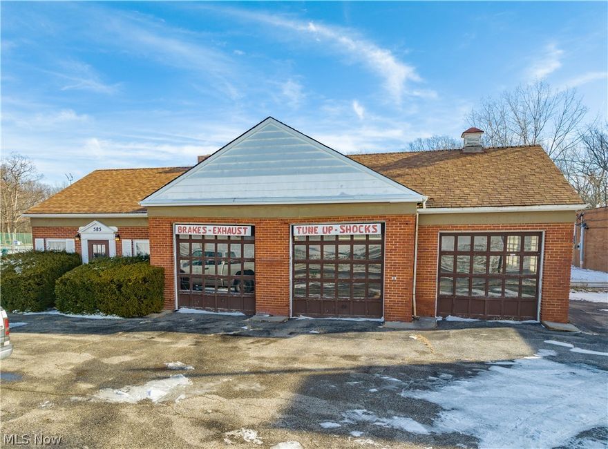A wonderful location in desirable Bay Village off Clague Road by Reese Park.  Right off I-90 between Sperry and Lake Road, east side of Clague.  (Old Clague Road).  This is zoned mixed use.  Currently vacant but was run as Kane's Garage.  Could be a mechanic's garage again.  Please check out 621-627 Clague Road and 601 Clague Road.  This can be sold independently or as a grouping for a nice development project.  Located close to Lake Erie and a city park right next door.