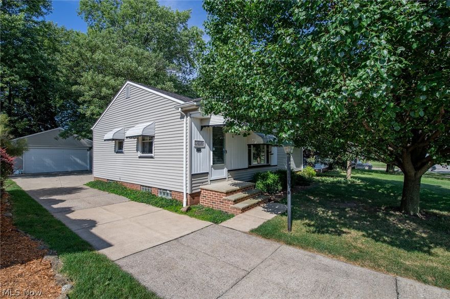 Cozy ranch located on a quiet street. Lovely shaded lot provides relaxing back yard retreat and helps keep the house a little cooler on those hot summer days. There are hardwood floors under the carpeting throughout the house. Full basement with plenty of storage space, work shop and finished area with a large bar, a great place to entertain guests! This home has been loved by the same owners for 55 years. It is well maintained and ready for it's new owner. Some updates include Waterproofing 2002 by Basement Systems, Roof 2003, Garage Floor 2005, All Windows 2005, Kitchen Flooring and Countertop 2008, Front Steps Rebuilt 2018. Call for your private tour today!