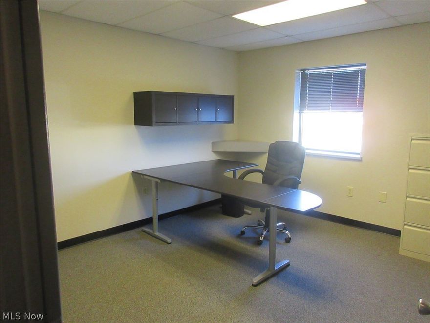 Office sublease with established tenant in the professional lighting industry.  Sublease 2nd floor space (no elevator) with office furniture and file cabinets.  2 closed offices with a conference room.  Last use was for a photography business.  Will have access to common bathroom and kitchenette shared by the 1st floor tenant.  Off W117th with easy access to the freeway on border of Lakewood and Cleveland on Cleveland side.