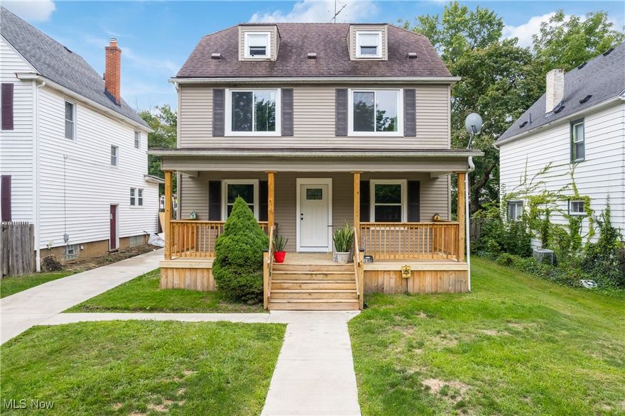 Welcome to this fully updated Colonial home in the heart of Firestone Park. This home offers ample space with four bedrooms, three bathrooms, a two-car attached garage, and a finished attic provides potential for an additional bedroom. The first floor features sleek luxury vinyl flooring, a modern dining room with an accent wall and chandelier, and a renovated kitchen with stainless steel appliances, new cabinets, and counter tops. Upstairs, you'll find four spacious bedrooms and an updated bathroom. The home also includes a lifetime warranty on windows. Schedule a showing now !!!