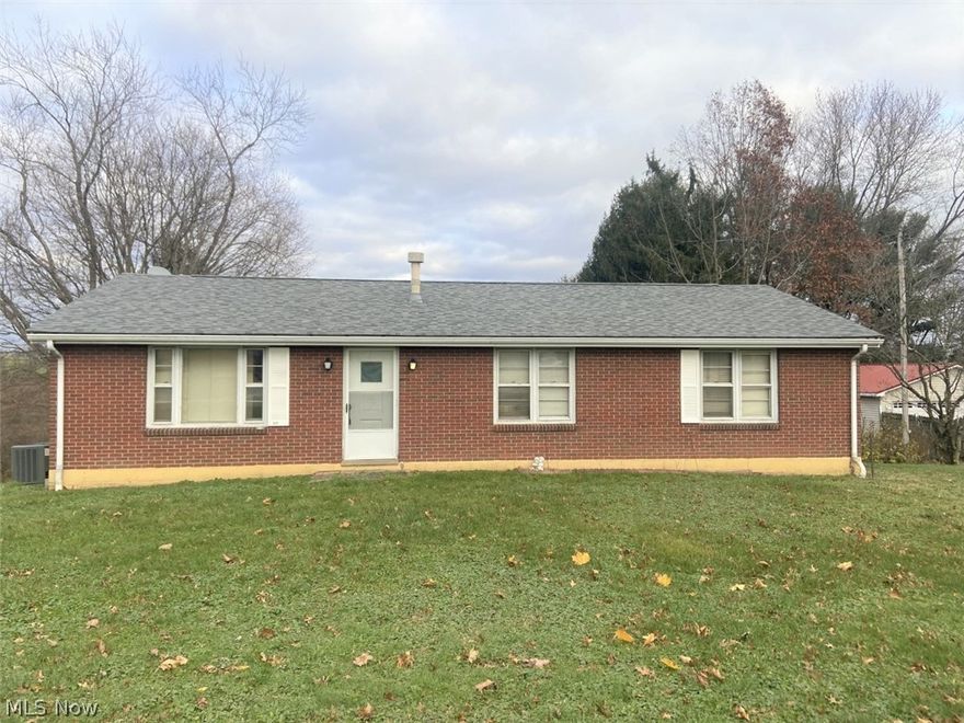 COZY RANCH ON 1.13 ACRE!  Enjoy nature on the beautiful ground this 3 bedroom, 2 bath brick ranch home has to offer.  The main level offers a comfortable living room, an equipped and inviting kitchen with dining area, 3 bedrooms and full bath.  Other features include a 1 car garage, full bath in the lower level, and newer roof and furnace