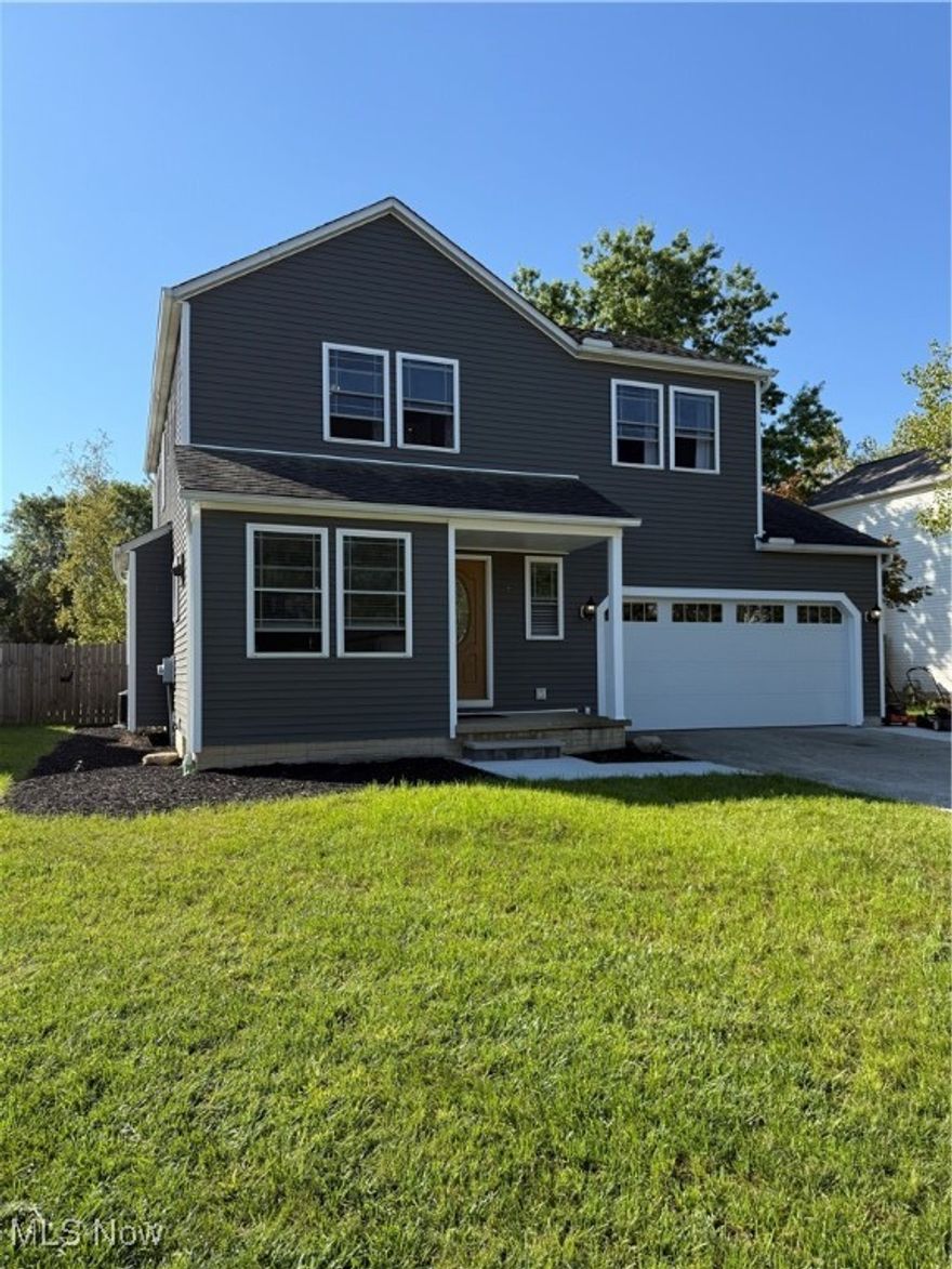 OPEN HOUSE SATURDAY OCTOBER 11 1-3! 970 Pine Tree Court welcomes you!  ITS ALL NEW AND READY FOR YOU!!! Situated on a quiet cul-de-sac in top-rated Buckeye Local School District. This 3-bedroom, 2.5-bath completely updated with quality materials and fabulous design taste! Updates include but not limited to new lighting, new kitchen, some new wiring, AC/Furnace 2023, new bathrooms, LVT floors, finished basement, new garage door, windows with dust free grids, new steps and runners, and appliances 2017. New fence at back with patio/steps/walkway. Spacious open floor plan through dining area, kitchen and living room with access to garage and opens to back yard. An oversized master bedroom with walk in closet and large master bath is updated with walk in shower. The lower level is finished with LVT and builin bookcases/storage and is closed off the laundry room and other basement storage area.  Private backyard with privacy fence and new poured patio. Area is just minutes from shopping, dining, parks, schools. Dont miss the opportunity to make this move in ready home yours!