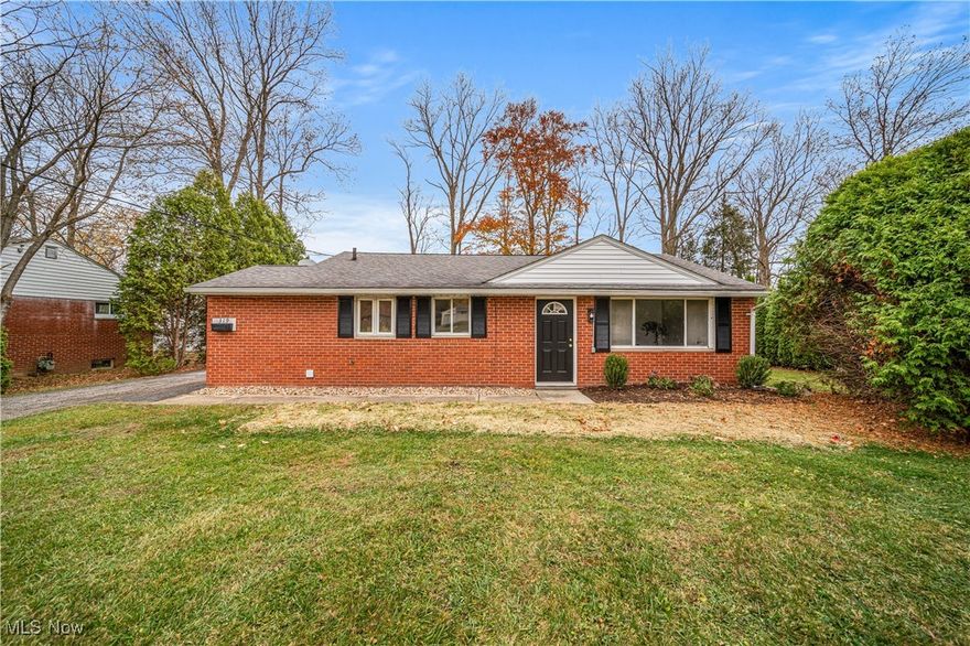 Welcome to 319 Cynthia Drive; a stunning brick exterior ranch home that blends timeless charm with stylish modern updates in a quiet, sought-after neighborhood. This three bedroom, one bathroom home is designed for comfort and convenience, with thoughtful upgrades throughout.

Upon entering, you'll find an inviting living space featuring brand-new luxury vinyl tile (LVT) flooring that flows through the main areas, adding both durability and elegance. The kitchen offers new stainless steel range, hood and dishwaher,  ample cabinetry, and a cozy breakfast nook. The newly remodeled bathroom feature a tile-surround tub, blending contemporary style with functionality. In the primary living area, a barnwood accent wall adds warmth and sophistication, creating the perfect setting for relaxation or entertaining.

The primary suite provides a peaceful retreat with plenty of closet space, and two additional well-sized bedrooms offer flexibility for guests, family, or a home office. With new plush carpeting in all bedrooms, comfort is prioritized in every detail.

Outside, the home offers a 2-car detached garage and a spacious, well-maintained yard with room for entertaining, gardening, or enjoying a peaceful evening. Located minutes from historic downtown Chardon Square, schools, parks, and shopping, this home is move-in ready and ideal for anyone looking to settle in a welcoming community with modern amenities.