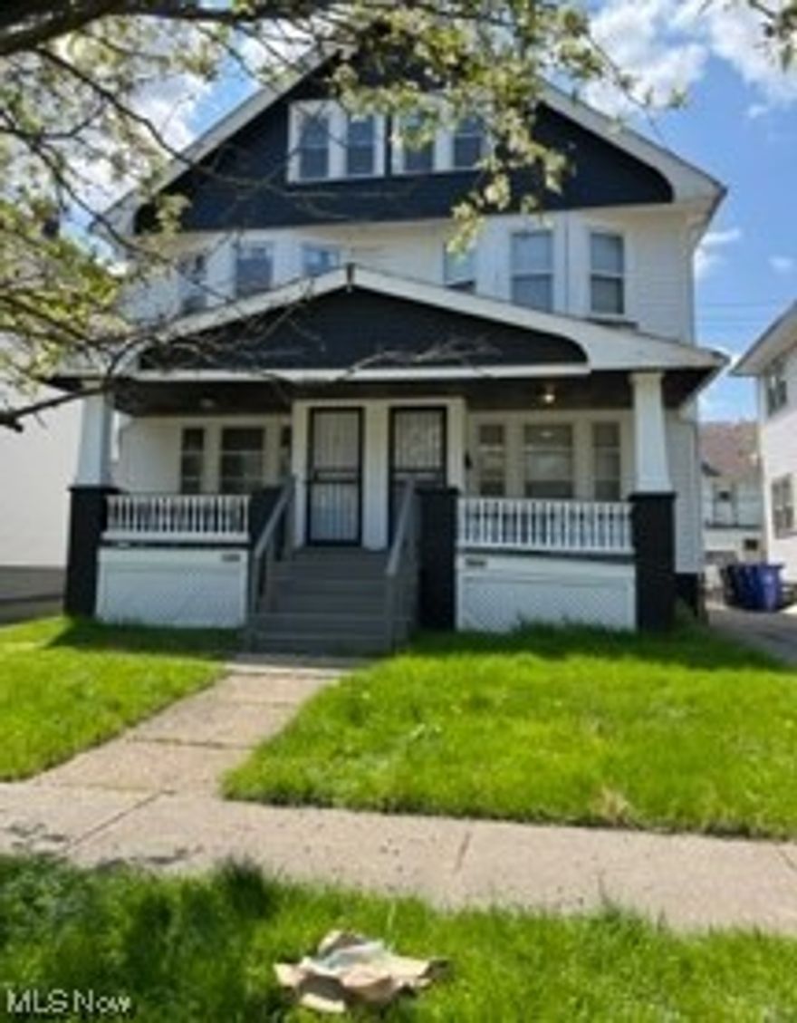 Turnkey side-by-side duplex, 4 bedrooms each unit, both units have been renovated with new windows, kitchens, bathroom, plumbing, and electrical upgrades. luxury vinyl plank flooring throughout. One unit is occupied with section 8 tenant rented for $993/mo, the other side is move in ready. ** DO NOT DISTURB TENANT!** buyer to assume ALL closing cost  *** AGENT IS RELATED TO SELLER***