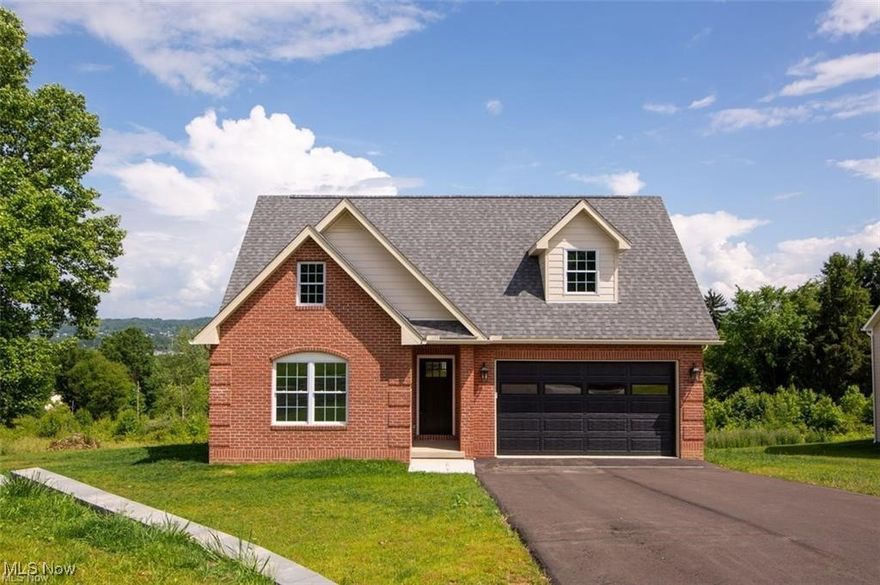 Experience one level living at your brand new home.  Enjoy natural light galore in the open concept kitchen, dining room, and living room with soaring cathedral ceilings.  Relax in the living room with stunning valley views and access to the back deck.  All bedrooms are on the main level.  In the primary suite find dual sinks, soaking tub, walk in closet, and picturesque back window view.  The brand new kitchen has gorgeous cabinets, stainless steel appliances, and a walk in pantry.  From the garage enter the mudroom/laundry room.  The full walk out basement offers generous storage or finishing potential.