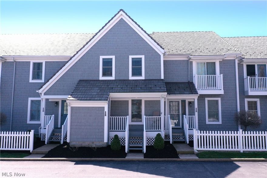 Welcome to the BEACH.  Catawba Shores at Gem Beach.  Here is your chance to own your very own summer getaway place at the lake.  This beautifully renovated townhome is ready and waiting for you to take possession in time for this summer season.  Current owners have beautifully renovated this condo in 2010 with white shaker cabinetry, sparkling granite counters, warm oak hardwood floors and a fantastic stamped concrete patio to sit out and enjoy your pool and courtyard views.  Lovely lake views from front porch and guest bedroom. Rare finished basement provides an opportunity for a third sleeping area.  Everything here is done.  Highlights include new DW in '19, HVAC and refrigerator in '18,  Anderson patio doors and entry door/storm door in '17. Anderson windows '09.  HOA has completed the following updates since 2009.  New pool and pool deck, New roofing on all buildings, new siding, new perimeter fencing, new putting green.  For boating enthusiasts Gem Beach Marina is just at the opp