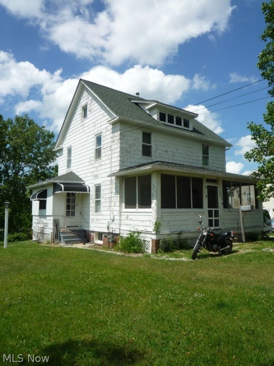 What a great opportunity to own a three bedroom home.  This home is priced to sell.  The home and garage have a newer roof.  The backyard is private.  Some updates include a newer furnace and updated 100 amp electrical.  The refrigerator and newer stove are included.  The front porch is screened in.