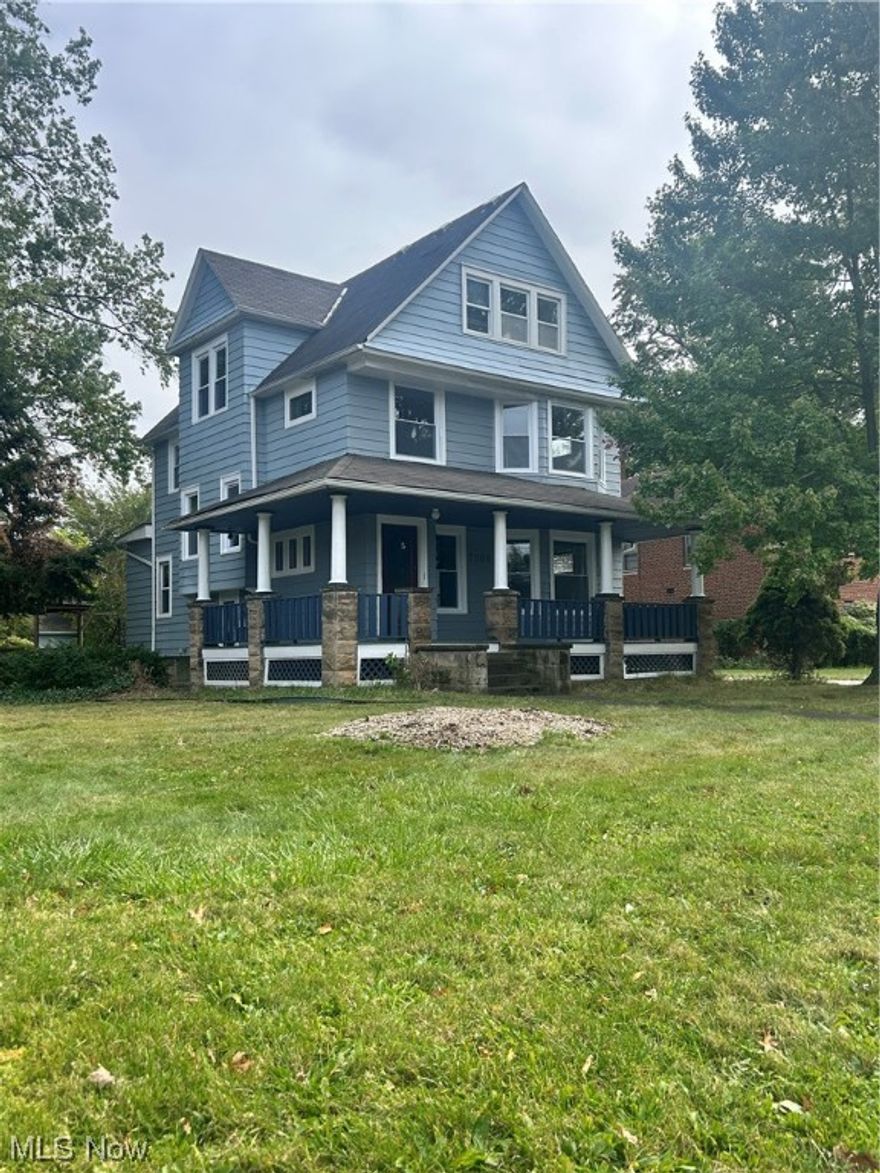 Gorgeous historic front porch colonial built in 1890.  One of the oldest homes in Cleveland Heights reimagined for today's lifestyle.  Modern upscale kitchen and bath.  Gorgeous master bedroom with luxury walk in closet.  New HVAC system featuring central air throughout.  Beautiful wood features and hardwood flooring. 
New windows throughout.  Two driveways.  Deep yard with Gazebo.  Across the street from the Noble Road library expansion.
