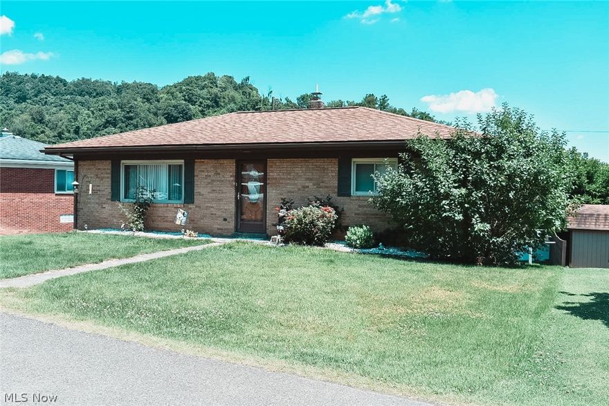 FLORAL VALLEY! Are you looking to down size or maybe just starting out? This two bedroom brick ranch is perfect for you! Located in a quiet cul-de-sac in Martins Ferry, this home features two bedrooms, two bathrooms, a large eat-in kitchen, and finished family room on the lower level. Outside you will find a nice patio area perfect for morning coffee. If you are looking for maintenance free one floor living this is for you! Schedule your showing today!