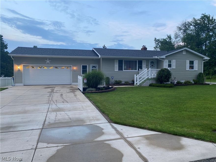 This is an amazing home! There is nothing to do but move in and relax. In 2011 the roof was done with 35 year shingles. This home has been completely updated since 2013, new appliances, new furnace, AC, four car detached garage 24' x 40' with concrete floor, 100 amp service and 220 plug, house electrical was updated to 200 amp service with 100 amps going to the garage. back concrete driveway, all closet doors, each closet has a light in them,  closet organizers and fans and fixtures. In 2016 all exterior doors were replaced, all windows minus picture window that is in good shape was replaced, and the sliding glass door was replaced. In 2017 the front fence was installed. In 2018 both bathrooms were remodeled, and the front concrete driveway was installed. In 2019, the gutters were put on,  the East side concrete drive was put in, new water heater, new baseboards, new barn doors, and 6' vinyl privacy fence, was installed. In 2021, a new kitchen was installed with granite counter tops, v
