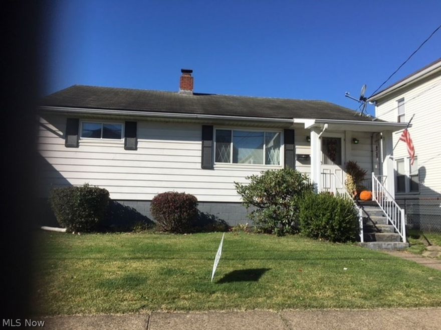 Wellsburg- 2 bedroom ranch home great starter home or rental property located close to many amenities. Needs some TLC.