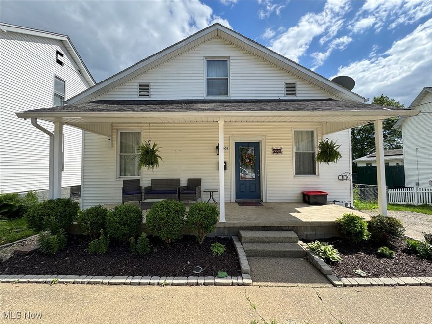 Welcome to 208 Walton Avenue, Barnesville, Ohio. This 3-4 bedroom house features two finished rooms: rec room (or 4th bedroom) as well as a 3rd bedroom plus a full bathroom (second bathroom) in the partially finished basement. The first floor features an updated kitchen and includes a gas range, microwave and dishwasher. A nice dining room and large living room with decorative fireplace are located just off of the front entrance. A very nice bathroom featuring a walk-in shower is conveniently located on the first floor as well. To the back of the house (still on the first floor) is a nice bedroom with a decorative fireplace and a great free-standing closet featuring plenty of room to hang things; this unit also includes drawers and interior lighting. Just off the kitchen is the large rear deck that overlooks the back yard. The back yard is fenced and includes a storage shed and swing set (both of those will stay for the new owner). The half story floor includes two rooms (the first of which could work well as an office or playroom) and the second room serves as a second bedroom. The house includes a central air unit as well as a mini split heat pump for the half story.