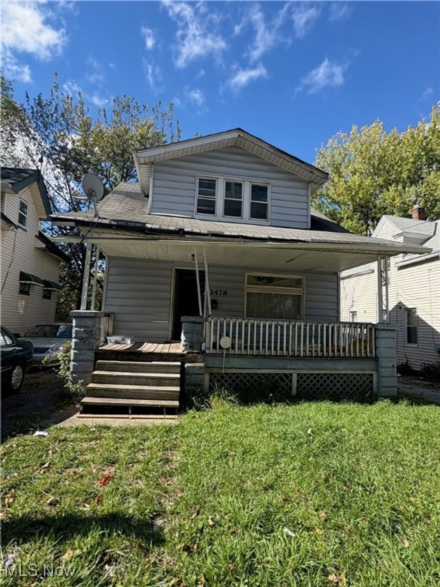 Investment Opportunity - 3 Bed, 1 Bath - Needs Work!
Attention investors and renovators! This 3-bedroom, 1-bath home is the perfect opportunity to add value with some TLC. Sitting on a foundation with great potential, this property offers a blank canvas for your next flip or rental project. Located in a growing area with strong rental demand, this home is priced to sell.
Whether you're looking to renovate and resell, or buy and hold, this one has the bones to be a solid investment. Bring your vision and transform this property into a money generating source.
Sold as-is. 
Furnace & Electrical Panel replaced February 2025.
CMHA payment standard is $1,460.